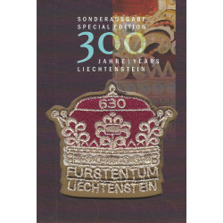 Chapeau Ducal timbre brodé de Liechtenstein N°1872 neuf.