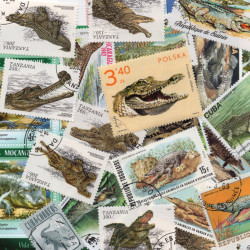 Crocodiles 25 timbres thématiques tous différents.