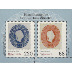 Feuillet de 2 timbres d'Autriche La Philatélie N°F3164 neuf**.