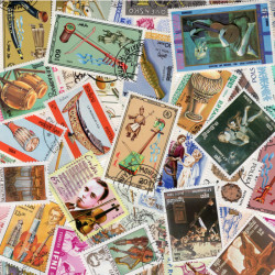Instruments de musique 50 timbres thématiques tous différents.