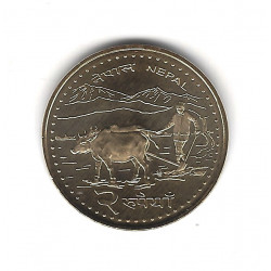 Népal 5 monnaies de collection.