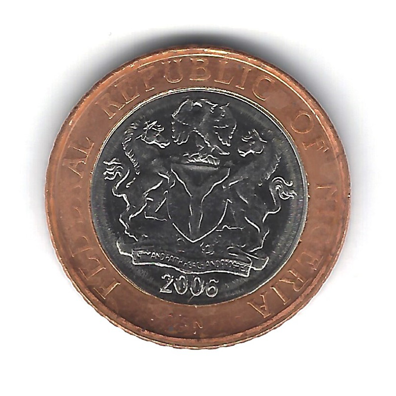 Nigéria 3 monnaies de collection.