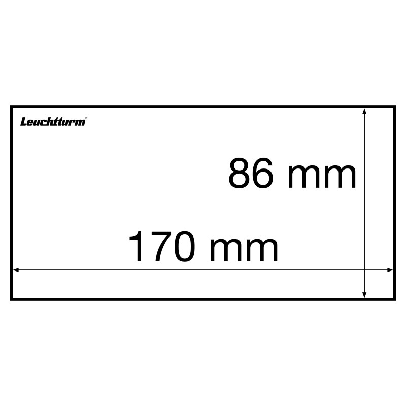 Classeur numismatique leuchtturm numis bleu pour billets de banque
