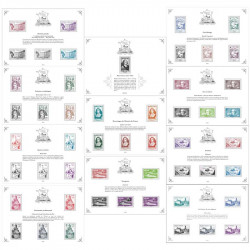 Blocs spéciaux Patrimoine de France en timbres 2023.