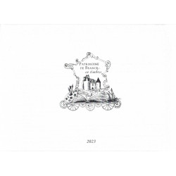 Blocs spéciaux Patrimoine de France en timbres 2023.