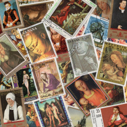 Peintres Allemands 25 timbres thématiques.