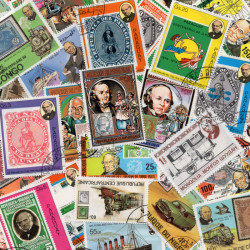 Rowland Hill 25 timbres thématiques tous différents.