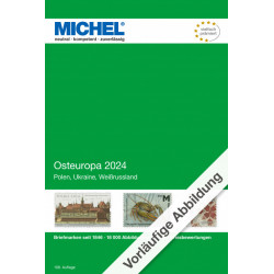 Catalogue de cotation Michel timbres d'Europe de l'Est édition 2023-2024.
