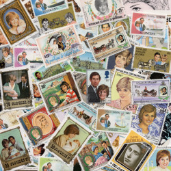 Lady Diana timbres thématiques tous différents.