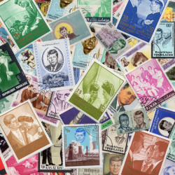 Kennedy 50 timbres thématiques tous différents.