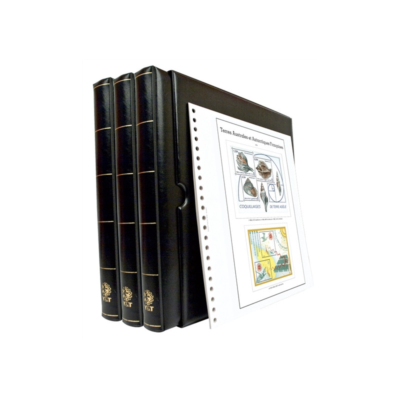 Pack complet pour timbres de T.A.A.F. 1955 - 2023 en 3 albums Supra Yvert.