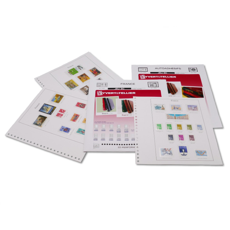 Intérieur SC Yvert timbres de France 2005-2006.