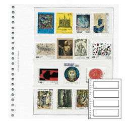 Recharges Régent-Supra Yvert à 4 bandes pour timbres-poste.