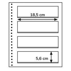 Recharges Régent-Supra Yvert à 4 bandes pour timbres-poste.