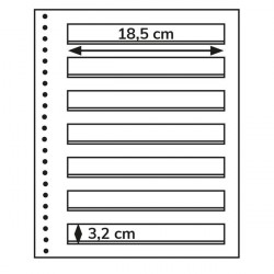 Recharges Régent-Supra Yvert à 7 bandes pour timbres-poste.