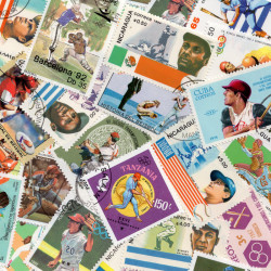 Baseball 25 timbres thématiques tous différents.
