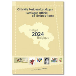 COB Catalogue de cotation timbres Belgique 2024.
