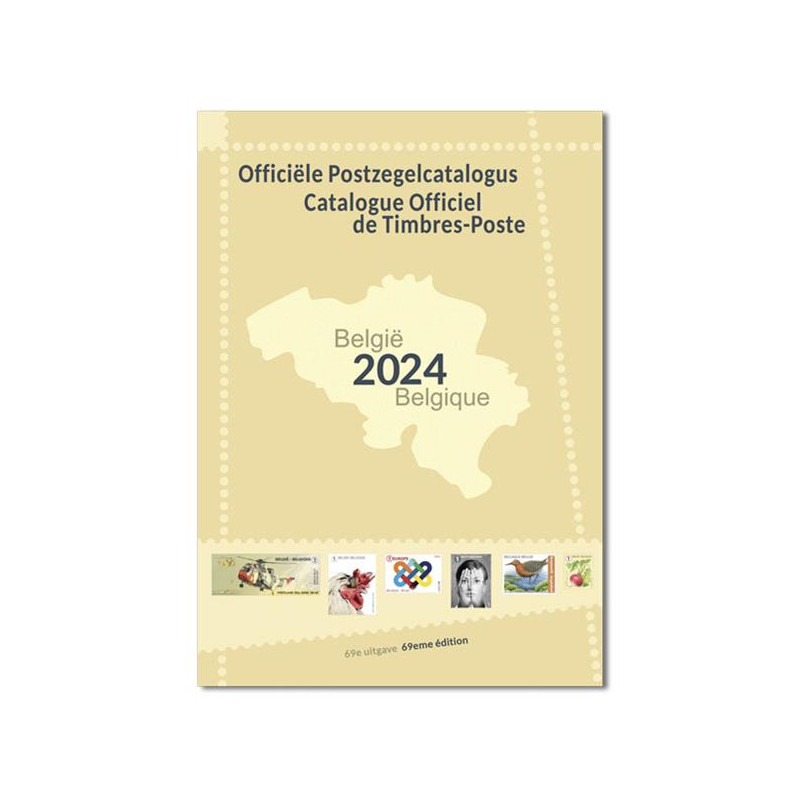 COB Catalogue de cotation timbres Belgique 2024.