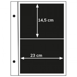Recharges Futura Yvert à 2 poches pour blocs, cartes, enveloppes. (E2)