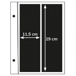 Recharges Futura Yvert à 2 bandes verticales pour carnets de timbres. (C20)