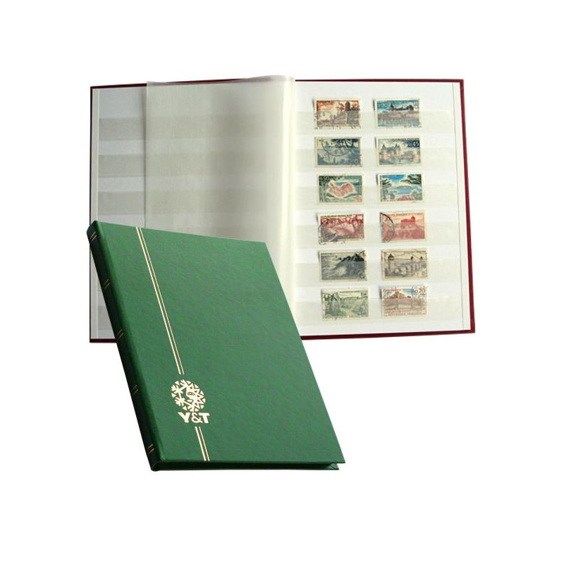 Classeur Perfecta petit modèle 16 pages blanches pour timbres-poste.