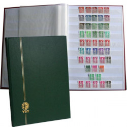 Lot de 5 classeurs Perfecta 64 pages blanches pour timbres-poste.