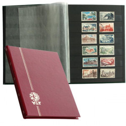 Classeur Perfecta petit modèle 16 pages noires pour timbres-poste. -  Philantologie