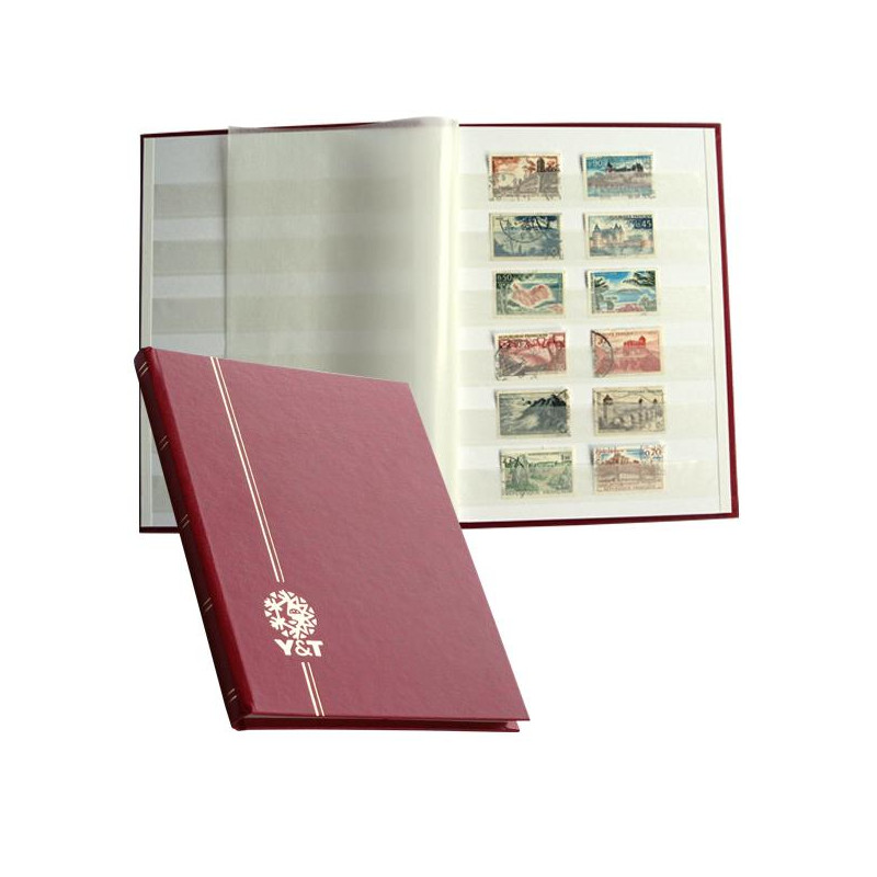Classeur Perfecta petit modèle 32 pages blanches pour timbres-poste.