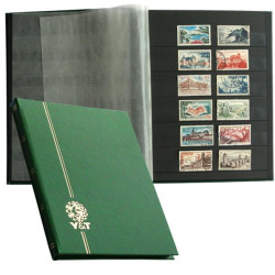 Classeur Perfecta petit modèle 32 pages noires pour timbres-poste.