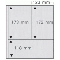 Feuilles Safe spécial-dual à 3 poches pour blocs, enveloppes.