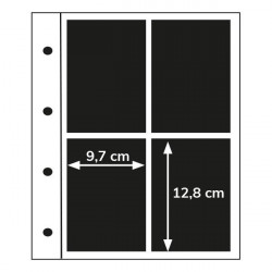 Recharges Initia à 4 poches pour carnets, blocs de timbres.