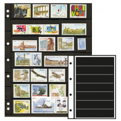 Recharges Initia à 7 bandes pour timbres-poste.