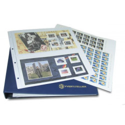 Reliure Initiamax Yvert pour feuilles entières de timbres-poste.