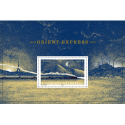 Feuillet de timbre Orient-Express neuf**.