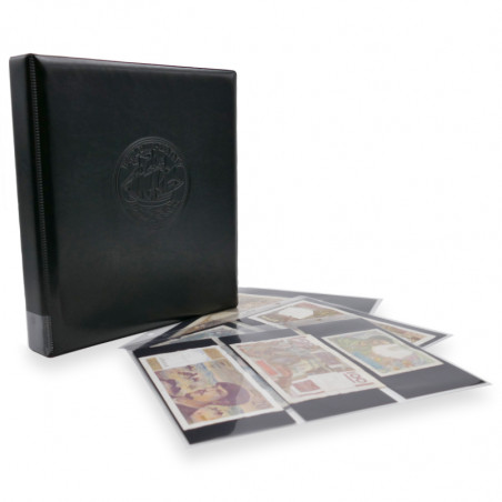 Classeur Collection Monnaie De Paris - Album 150 Pièces + 240 Billets | Rangement Sécurisé Collectionneur