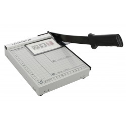 Massicot de précision 210 mm pour couper bandes, films, photos, papier.
