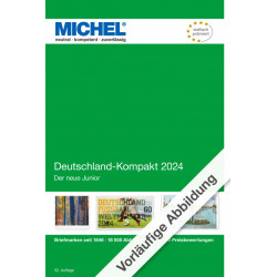Catalogue Michel Junior timbres d'Allemagne 2024.