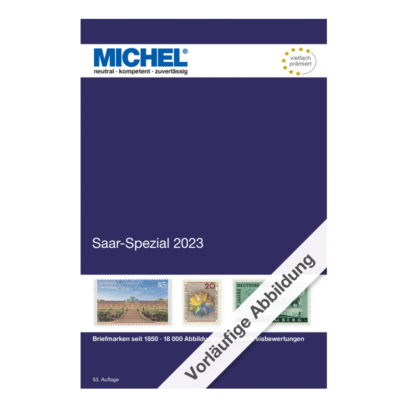 Catalogue Michel spécial Sarre 2023.
