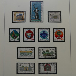Collection timbres Allemagne de l'Est 1949-1990 complète en 3 albums.
