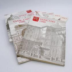 Livrets annuels de timbres de Vatican 1983-1990 complet.