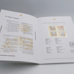 Livrets annuels de timbres de Vatican 1997-2000 complet.