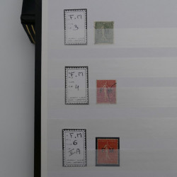 Collection timbres type Semeuse neufs et oblitérés en 2 albums.