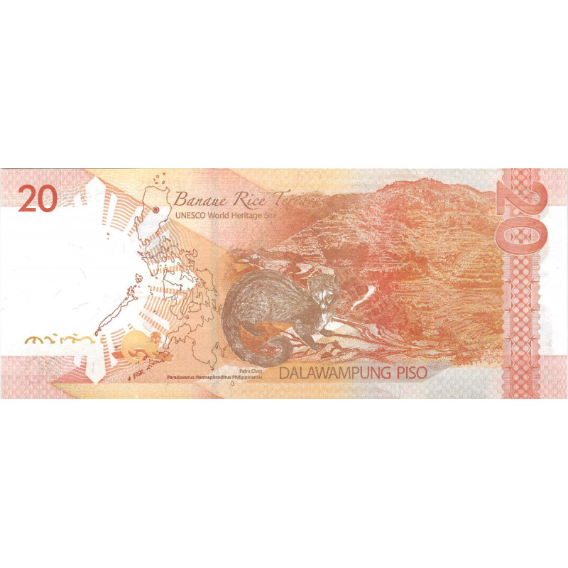 Philippines 5 billets de banque neufs.