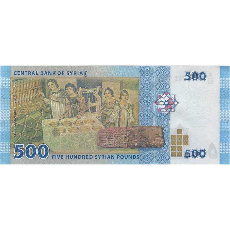 Syrie 5 billets de banque neuf pour collection.