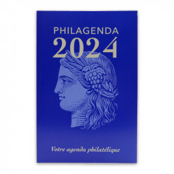 Philagenda 2024 avec bloc de 4 timbres Sport neuf**.