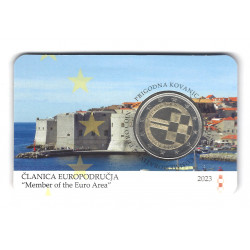 2 euros commémorative Croatie 2023 BU Coincard - Adhésion à l'UE.