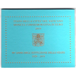 2 euros commémorative Vatican 2019 - Fondation de l’État en coffret BU.