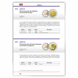 Catalogue des pièces de 2 euros commémoratives 2024.