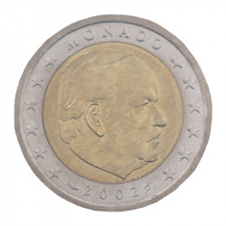 2 euros commémorative Monaco 2002 - Prince Rainier.