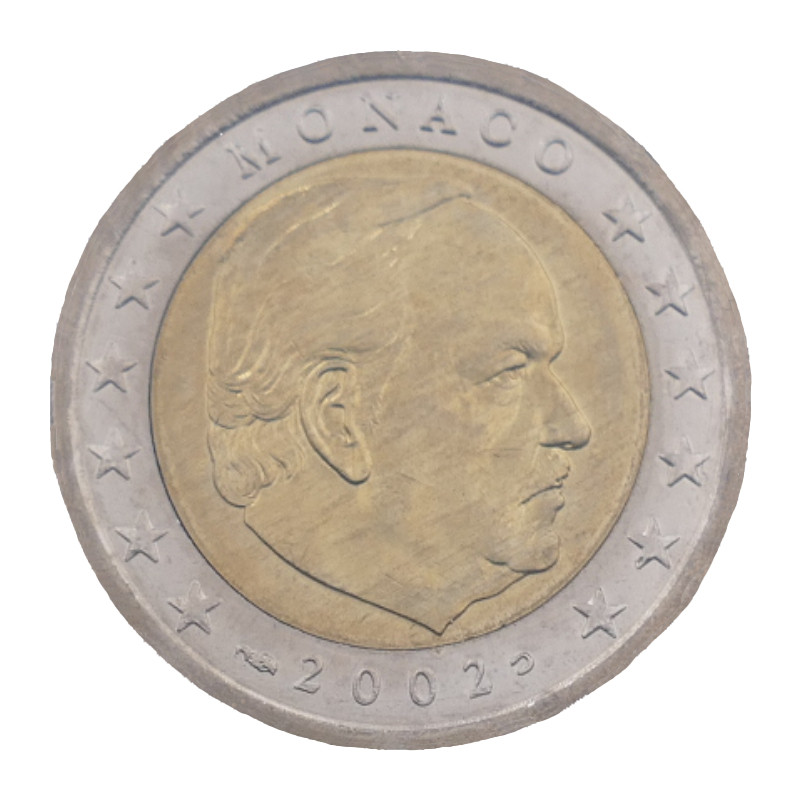 2 euros commémorative Monaco 2002 - Prince Rainier.